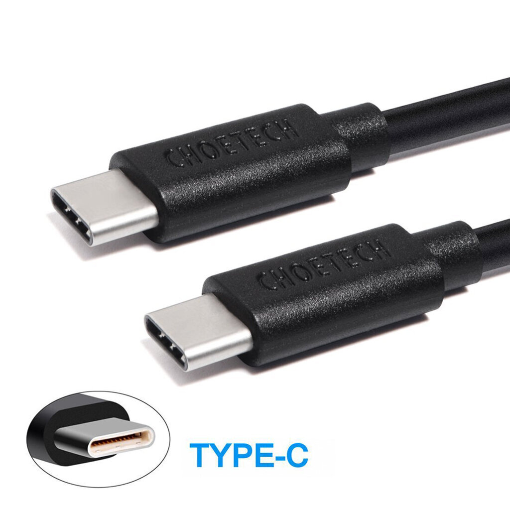 Choetech USB-C, 1 m hinta ja tiedot | Kaapelit ja adapterit | hobbyhall.fi