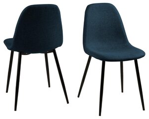 Ruokapöydän tuolit, Wilma, 4 kpl, sininen hinta ja tiedot | Ruokapöydän tuolit | hobbyhall.fi