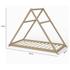 APACHE 1320-1 SÄNKY + POHJA 90X190CM LUONNONPUU hinta ja tiedot | Lastensängyt | hobbyhall.fi