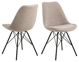 Ruokapöydän tuolit, Eris, 2 kpl, harmaa hinta ja tiedot | Ruokapöydän tuolit | hobbyhall.fi