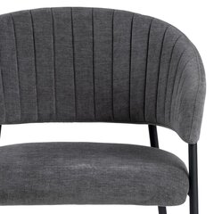Ruokapöydän tuolit, Ann, 2 kpl, harmaa hinta ja tiedot | Ruokapöydän tuolit | hobbyhall.fi