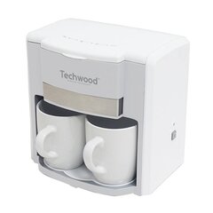 Techwood 2 cup pour-over coffee maker (black) hinta ja tiedot | Techwood Kodinkoneet ja kodinelektroniikka | hobbyhall.fi