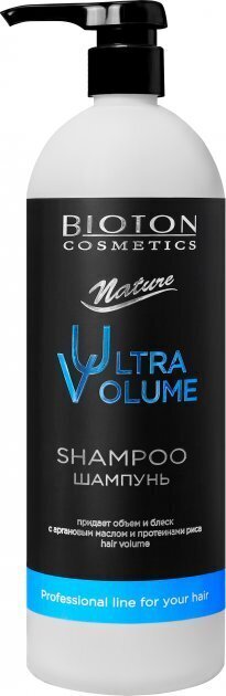 Shampoo Bioton Cosmetics Nature Ultra Volume, 1 l hinta ja tiedot | Shampoot | hobbyhall.fi