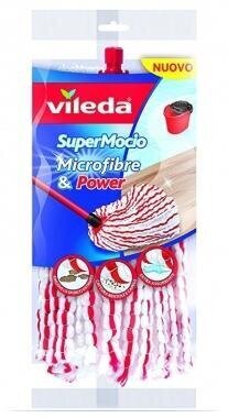 Vileda Tupsumopit SuperMocio Microfibre & Power moppi hinta ja tiedot | Siivoustarvikkeet | hobbyhall.fi