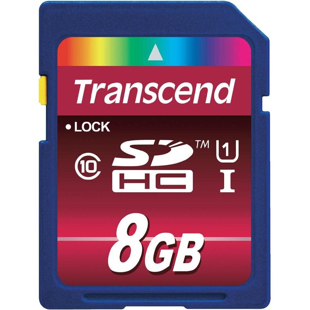 Transcend TS8GSDHC10U1.. hinta ja tiedot | Kameran muistikortit | hobbyhall.fi