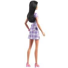 Barbie fashionista -nukke violetilla mekolla hinta ja tiedot | Tyttöjen lelut | hobbyhall.fi