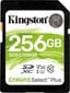 KINGSTON 256GB SDXC Canvas Select Plus muistitikku hinta ja tiedot | Kameran muistikortit | hobbyhall.fi