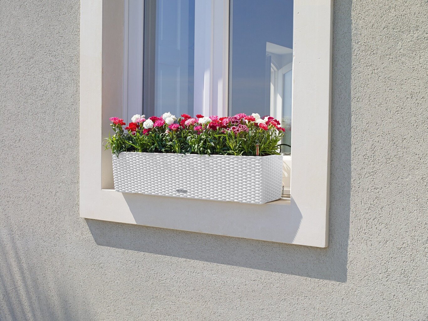 Lechuza Balconera Cottage 80 valkoinen hinta ja tiedot | Kukkalaatikot | hobbyhall.fi