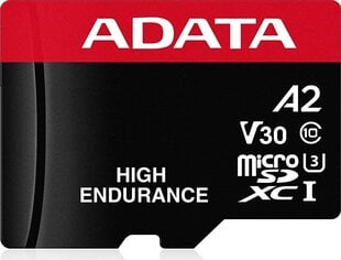 ADATA AUSDX128GUI3V30SHA2-RA1 Memory Card 128 GB, MicroSDXC, Flash memory class 10, Adapter, 80 MB hinta ja tiedot | Kameran muistikortit | hobbyhall.fi