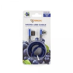 Sbox USB-MICRO-90BL, USB - MicroUSB 90 M/M, 1,5m hinta ja tiedot | Puhelinkaapelit | hobbyhall.fi