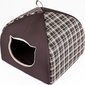 Hobbydog Igloo R2 - kissanmaja, 44x44x35 cm, ruskea hinta ja tiedot | Pedit ja pesät | hobbyhall.fi