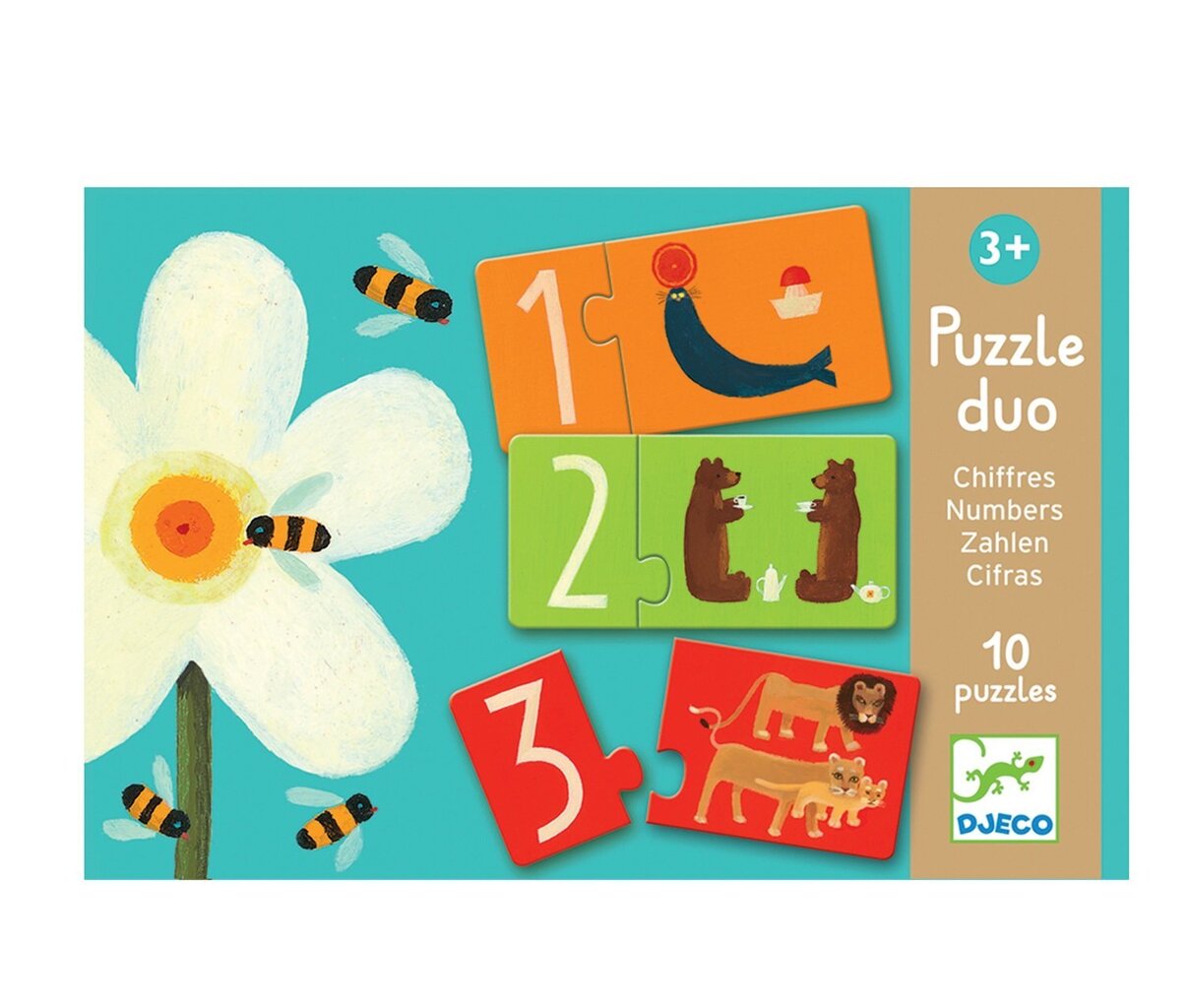 Jigsaw Puzzle - Opitaan lukemaan DJECO 08151 hinta ja tiedot | Vauvan lelut | hobbyhall.fi