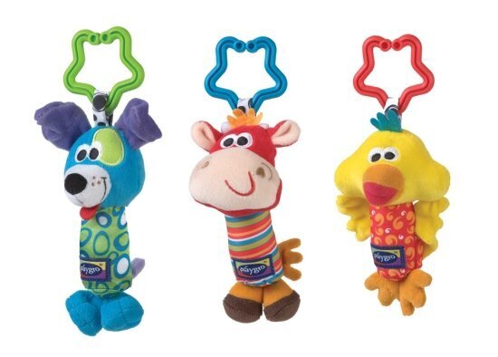 PLAYGRO roikkuva lelu Tinkle Trio My First hinta ja tiedot | Vauvan lelut | hobbyhall.fi