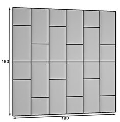 NORE Quadratta Monolith 09 -seinäpaneelisarja, beige hinta ja tiedot | Pehmeät seinäpaneelit | hobbyhall.fi