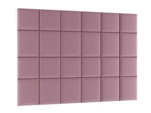 NORE Quadratta Monolith 63 -seinäpaneelisarja, vaaleanpunainen hinta ja tiedot | Pehmeät seinäpaneelit | hobbyhall.fi