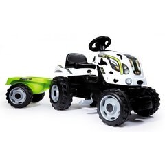 Smoby Farmer XL polkutraktori + peräkärry hinta ja tiedot | Poikien lelut | hobbyhall.fi