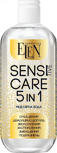 Elen Cosmetics Sensitive Care 5 in 1 -misellivesi, 500 ml hinta ja tiedot | Kasvojen puhdistusaineet | hobbyhall.fi