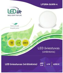Seinävalaisin LEDlife LPSRM-06WW hinta ja tiedot | LEDlife Huonekalut ja sisustus | hobbyhall.fi