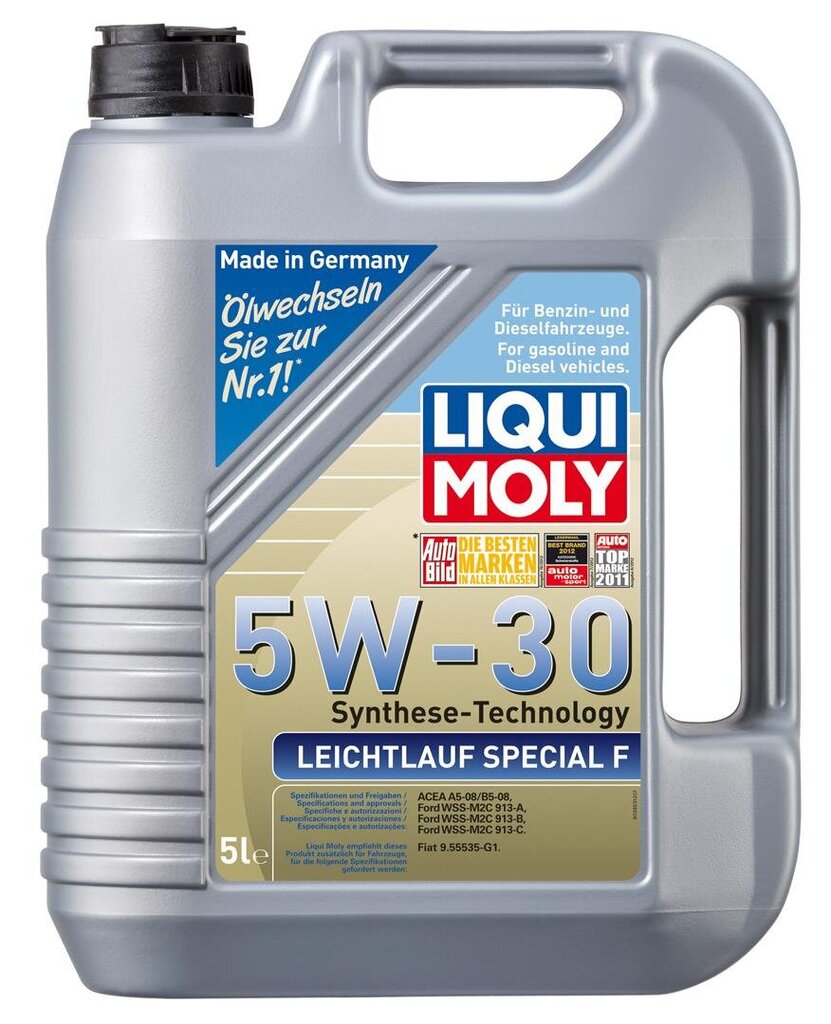 Liqui Moly moottoriöljy Special Tec F 5W30 Ford, 5 litraa hinta ja tiedot | Moottoriöljyt | hobbyhall.fi