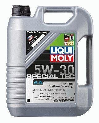 Liqui Moly moottoriöljy Special Tec AA 5 litraa 5W30 hinta ja tiedot | Moottoriöljyt | hobbyhall.fi