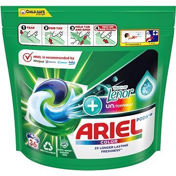 Ariel All-in-1 PODS +Unstoppables Lenor-pyykkikapselit, 36 pesukertaa hinta ja tiedot | Pyykinpesuaineet | hobbyhall.fi