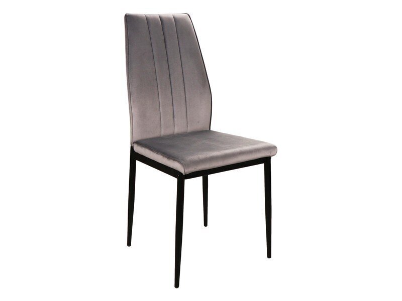Signal Meble Chic, mustan värinen 4 tuolin setti hinta ja tiedot | Ruokapöydän tuolit | hobbyhall.fi