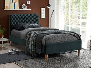 Sänky Meble Azurro, 90x200 cm, vihreä hinta ja tiedot | Sängyt | hobbyhall.fi