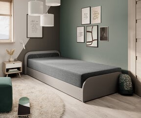 NORE Parys Sawana 21 -sänky, 90x200 cm, harmaa hinta ja tiedot | Sängyt | hobbyhall.fi