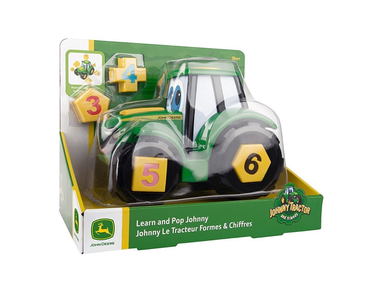 JOHN DEERE traktori Learn & Play Johnny hinta ja tiedot | Vauvan lelut | hobbyhall.fi