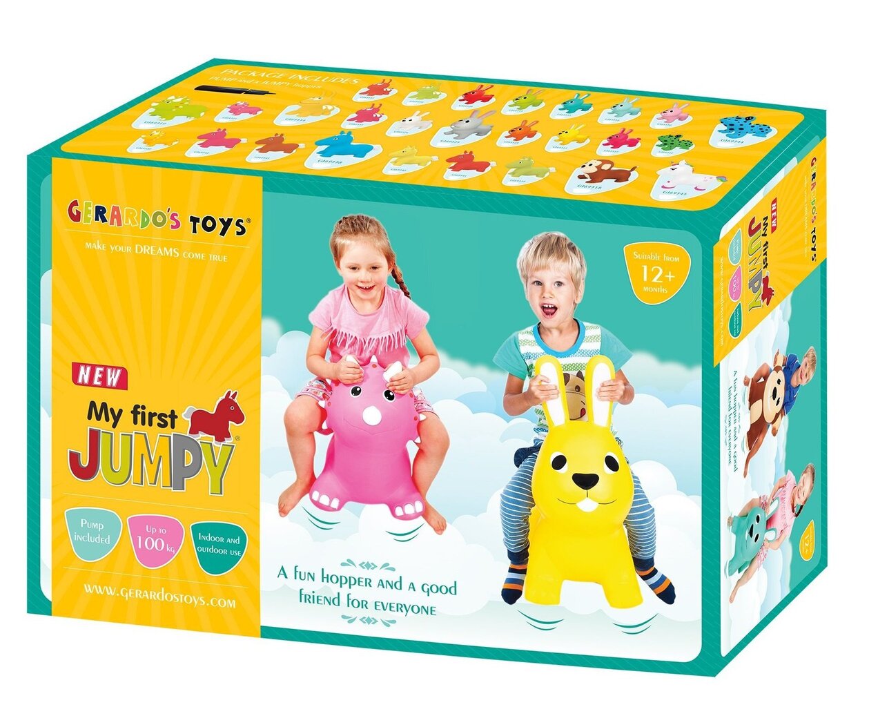 Jumpy Sammakko -pomppueläin, vihreä hinta ja tiedot | Vauvan lelut | hobbyhall.fi