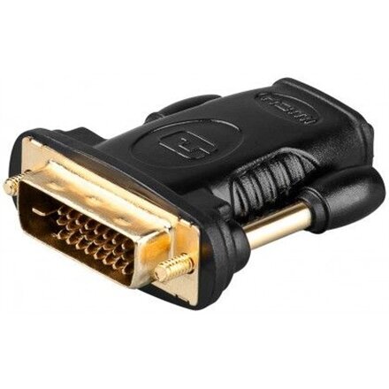 Adapter HDMI female - DVI-D male hinta ja tiedot | Adapterit | hobbyhall.fi