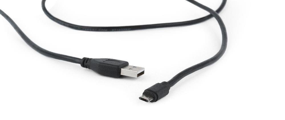 Kaapeli GEMBIRD CCB-USB2-AMmDM-6, 1,8 m, musta hinta ja tiedot | Puhelinkaapelit | hobbyhall.fi