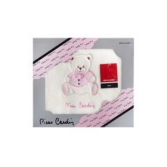 Lasten huopa PIERRE CARDIN Pink Bear, 80x110 cm hinta ja tiedot | Päiväpeitot ja huovat | hobbyhall.fi