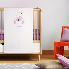 Lasten huopa PIERRE CARDIN Pink Bear, 80x110 cm hinta ja tiedot | Päiväpeitot ja huovat | hobbyhall.fi