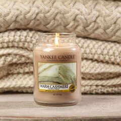 Tuoksukynttilä Yankee Candle Large Jar Warm Cashmere 623 g hinta ja tiedot | Kynttilät ja kynttilänjalat | hobbyhall.fi