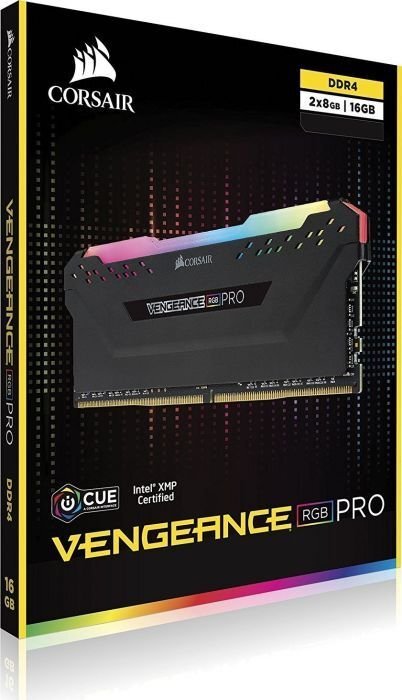 Corsair C16 Memory Kit VENGEANCE RGB PRO 32 GB, DDR4, 3200 MHz, PC/server, Registered No, ECC No hinta ja tiedot | Muisti (RAM) | hobbyhall.fi