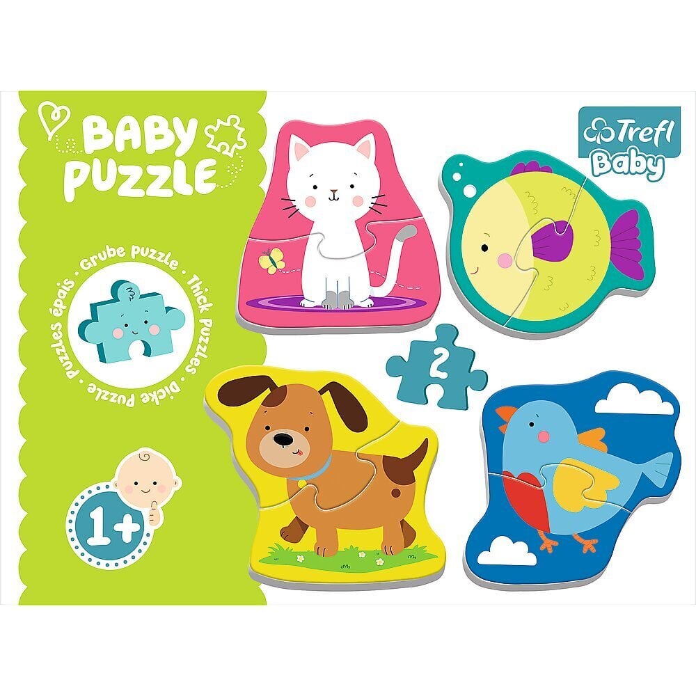 TREFL Baby Classic palapelisetti Lemmikit hinta ja tiedot | Vauvan lelut | hobbyhall.fi