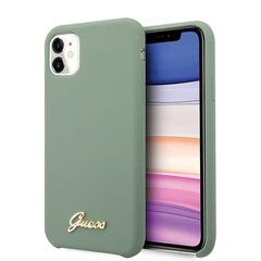 Guess suojakuori iPhone 11 -puhelimelle, khaki hinta ja tiedot | Puhelimen kuoret ja kotelot | hobbyhall.fi