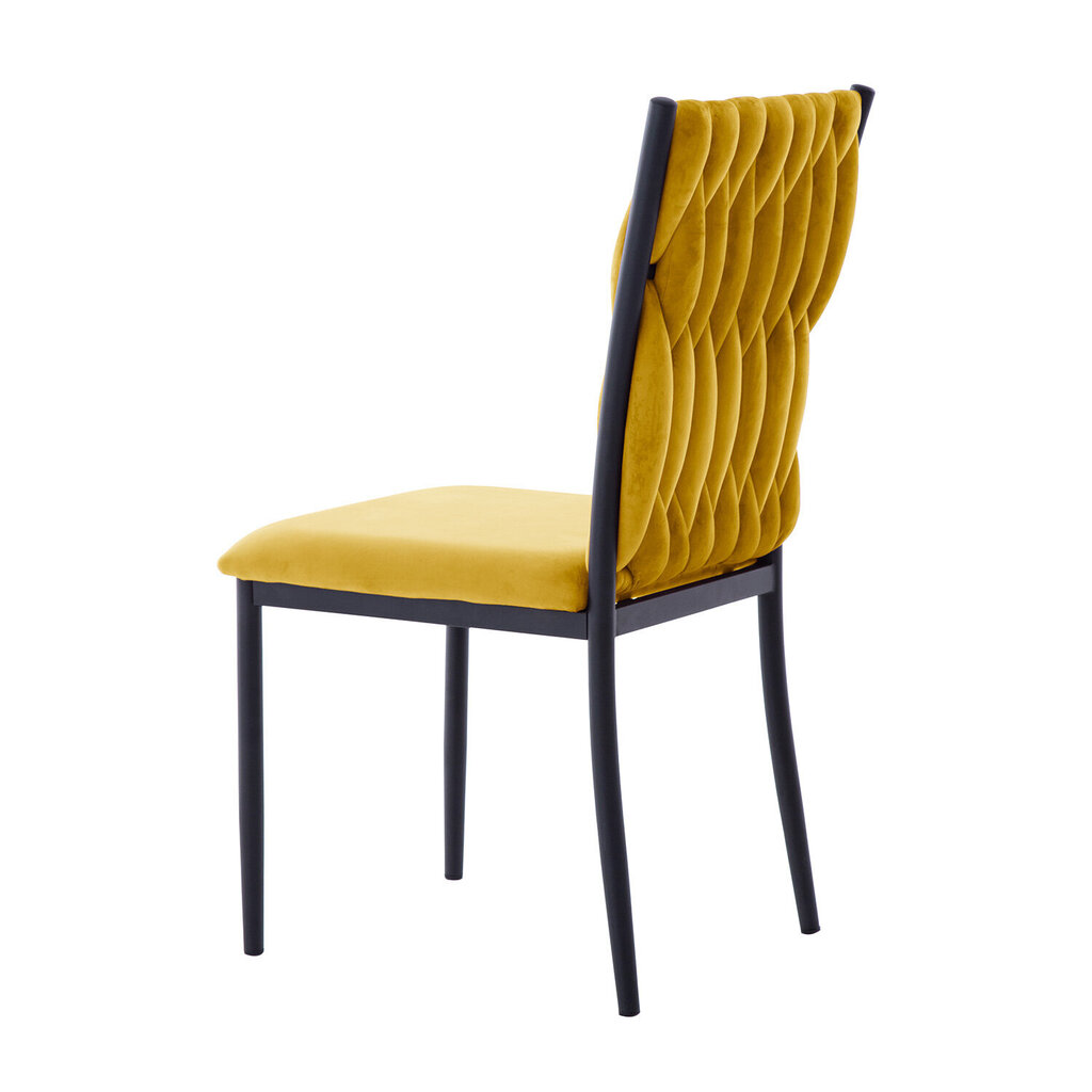 Tuoli EMORY 47x59xH93cm, kullankeltainen hinta ja tiedot | Ruokapöydän tuolit | hobbyhall.fi