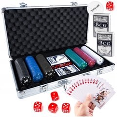 Pokerisetti Texas, 300 pelimerkkiä, laatikossa hinta ja tiedot | Korttipelit, pokeri | hobbyhall.fi