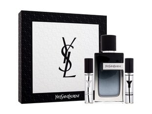 Miesten sarja Yves Saint Laurent Y: EDP, 100 ml + EDP, 10 ml + EDT, 10 ml hinta ja tiedot | Miesten hajuvedet | hobbyhall.fi