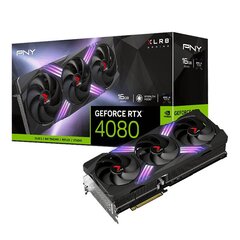 PNY GeForce RTX 4080 XLR8 Gaming Verto Epic-X RGB Triple Fan DLSS 3 (VCG408016TFXXPB1) hinta ja tiedot | Näytönohjaimet | hobbyhall.fi