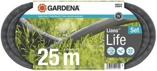 Tekstiililetkusarja Gardena Liano™ Life, 25m hinta ja tiedot | Puutarhaletkut, kastelukannut ja muut kastelutarvikkeet | hobbyhall.fi