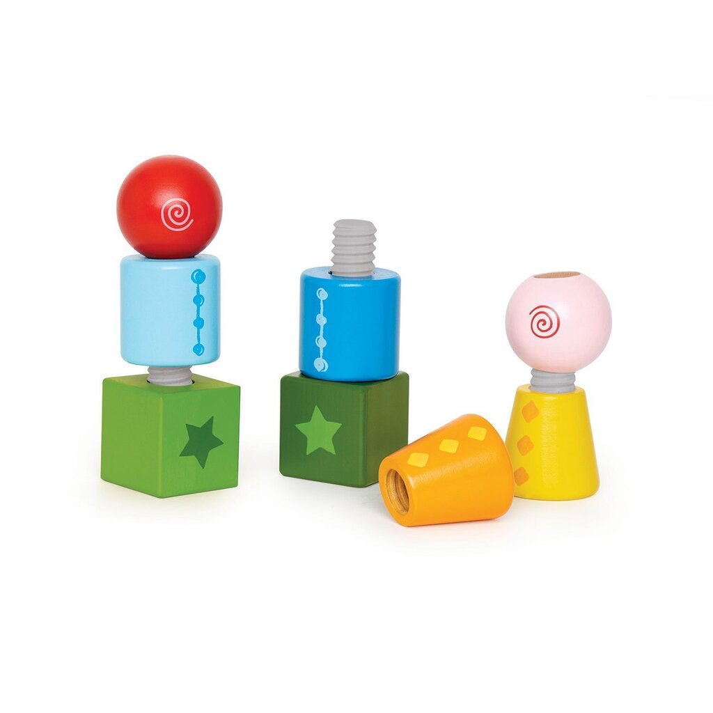 HAPE kehittävä lelu Blocks Twist & Turnables hinta ja tiedot | Vauvan lelut | hobbyhall.fi
