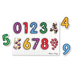 Numeropalapeli Melissa & Doug hinta ja tiedot | Vauvan lelut | hobbyhall.fi