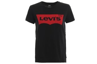 Naisten T-paita Levi’s, musta hinta ja tiedot | Naisten T-paidat | hobbyhall.fi
