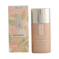 Even Better Clinique Even Better -meikkivoide, pintakuivalle ja rasvoittuvalle sekaiholle, 30 ml, 92-Deep Neutral hinta ja tiedot | Meikkivoiteet ja puuterit | hobbyhall.fi