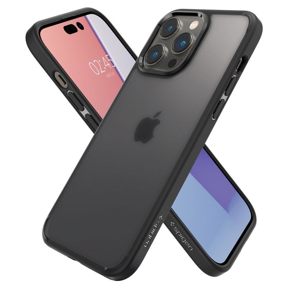 Spigen Ultra Hybrid iPhone 14 Pro Max FROST Black hinta ja tiedot | Puhelimen kuoret ja kotelot | hobbyhall.fi