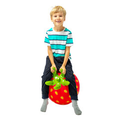 Jumpy Fruits -pomppupallo, Mansikka, punainen hinta ja tiedot | Vauvan lelut | hobbyhall.fi