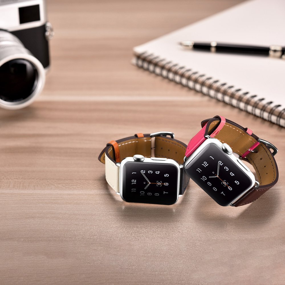 iCarer 42mm/44mm Apple Watch hinta ja tiedot | Älykellojen ja aktiivisuusrannekkeiden lisätarvikkeet | hobbyhall.fi